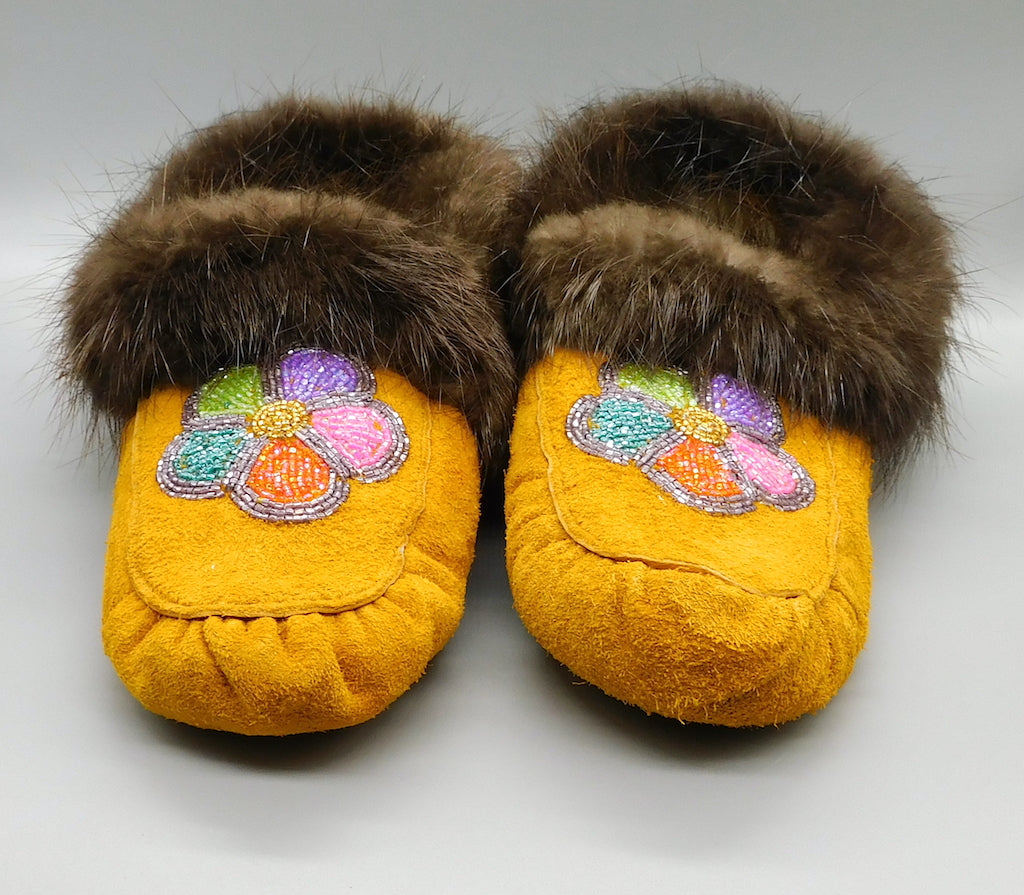moosehide slippers