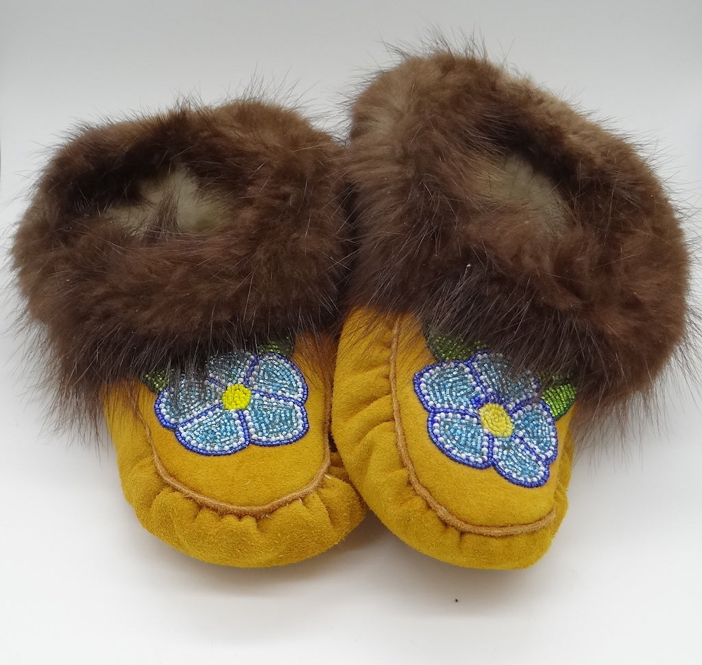 moosehide slippers