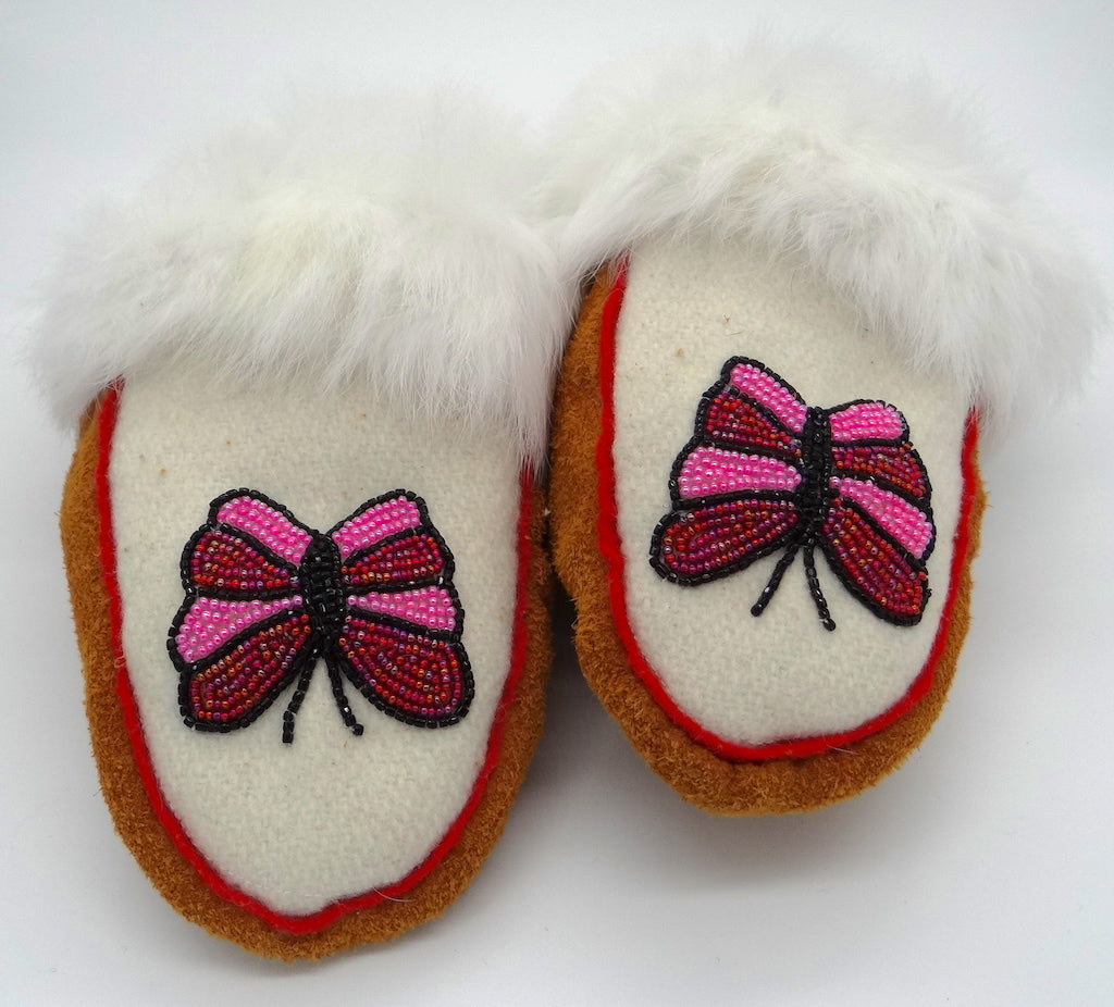 moosehide slippers