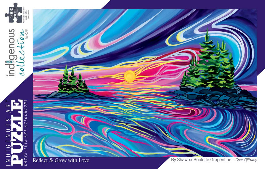 Indigenous Collection Puzzle -Shawna Boulette Grapentine - Reflect