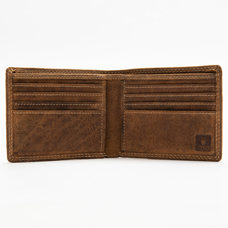 211 Bill Fold Wallet - Bison Leather – North End Gallery