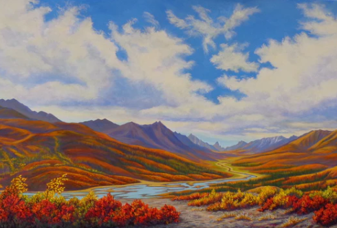 Libby Dulac Haines Junction Yukon artist made in Canada landscape prints Dempster Splendour