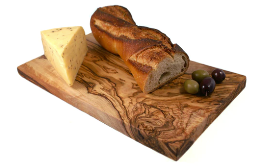 Olivewood Glory handmade made in Canada Olive wood kitchen accessories cutting and serving boards utensils