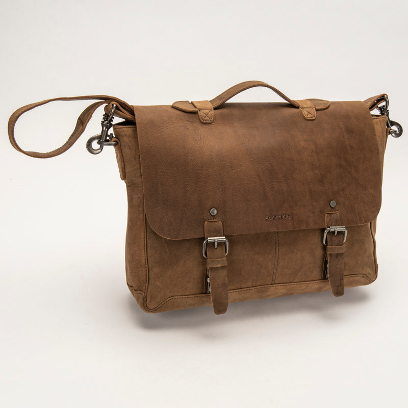 2835 Messenger Bag Bison Leather – North End Gallery